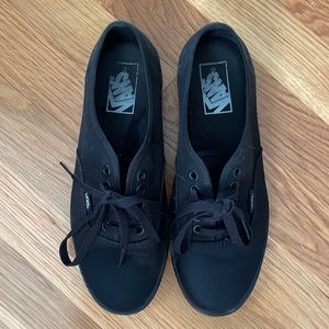 All black vans